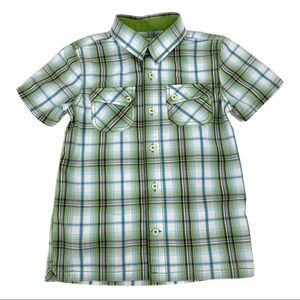 Old Navy Boy’s Plaid Short Sleeve Button Down